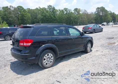 2018 Dodge Journey Se from USA, damaged, VIN 3C4PDCABXJT382966
